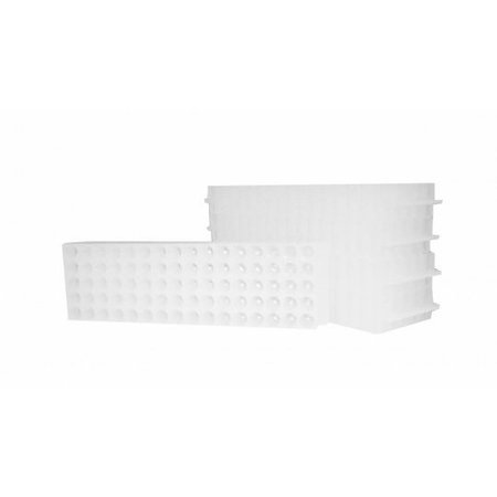 SCIENTIFIC SPECIALTIES Micro-Tube Rack, Natural, 5/PK 164000